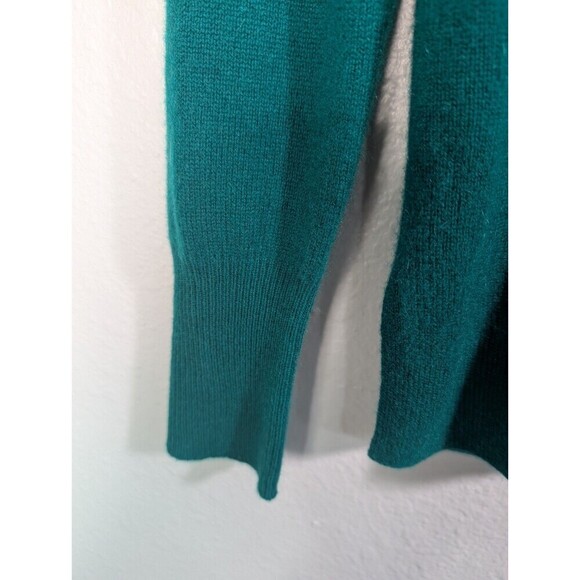 Halogen 100% Cashmere V Neck Sweater Green Size Small - Picture 4 of 8